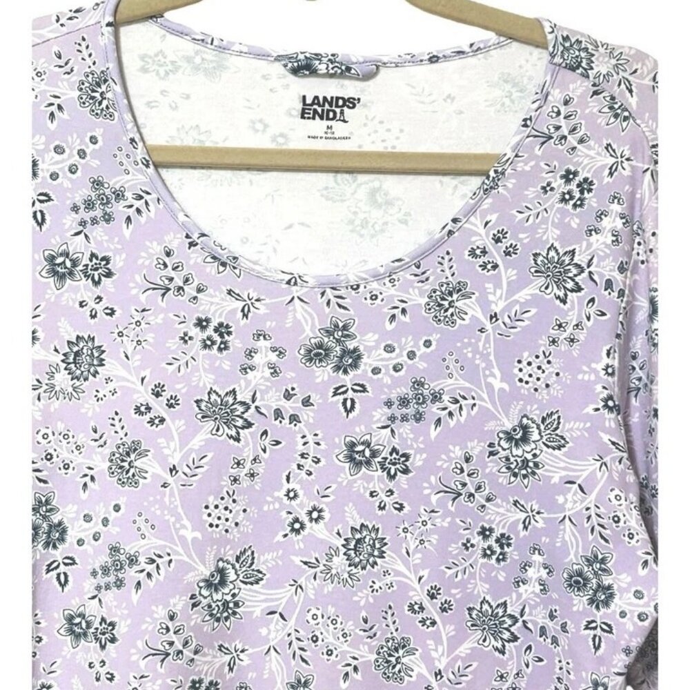Lands End Women's Long Sleeve, Mid-Calf Nightgown , NWT - Picture 4 of 7